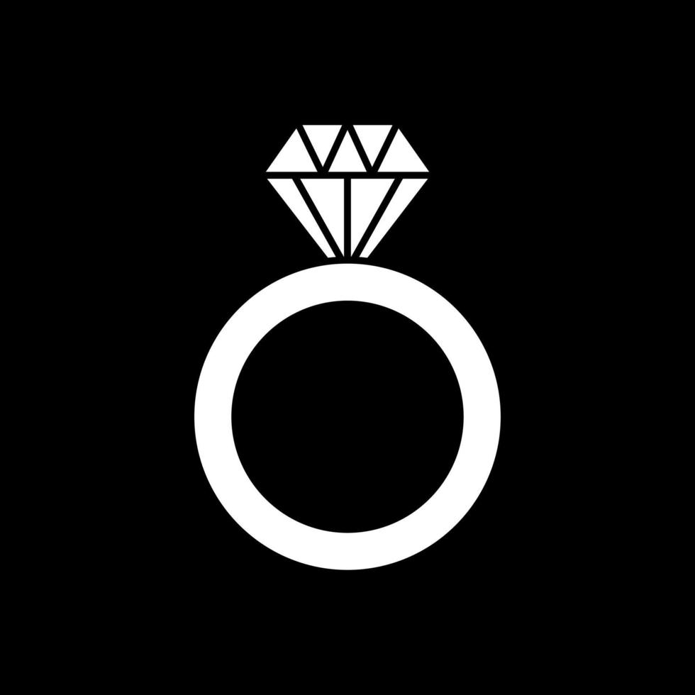 diamant ring vector icoon ontwerp