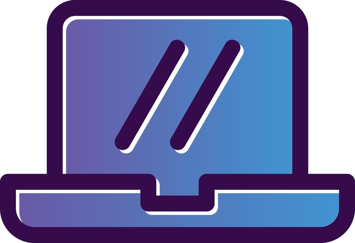 laptop scherm vector icoon ontwerp