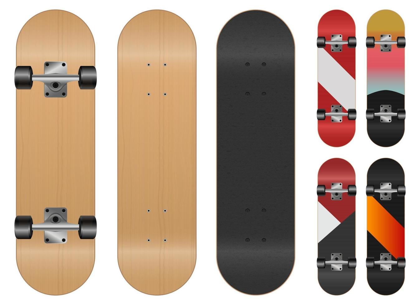 skateboard vector ontwerp illustratie geïsoleerd op een witte achtergrond