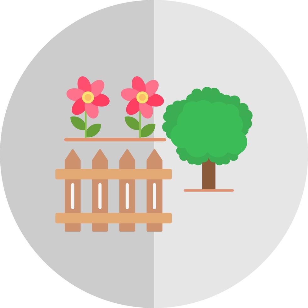 terug tuin vector icoon ontwerp