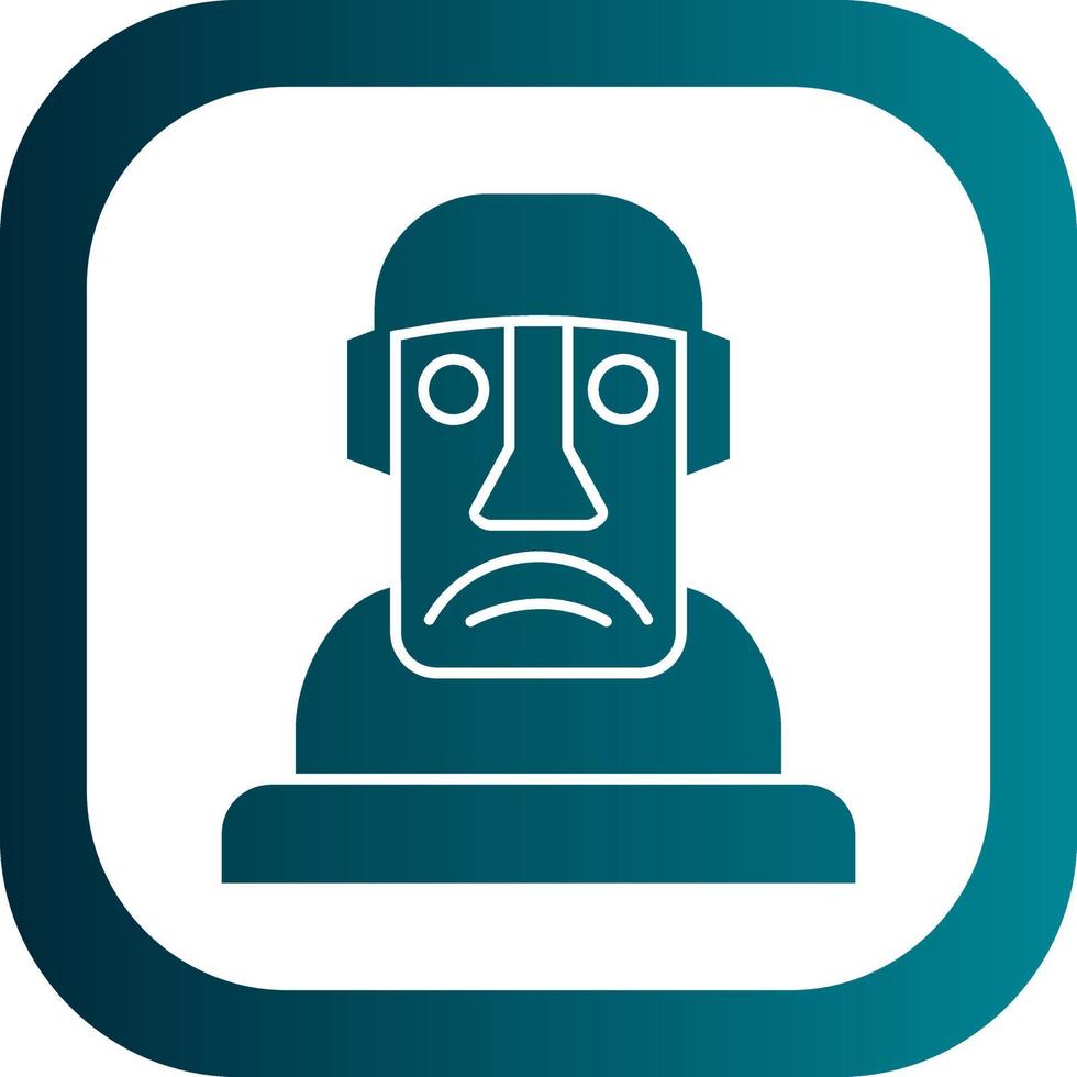 moai vector icoon ontwerp