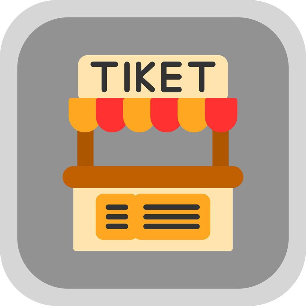 ticket kantoor vector icoon ontwerp