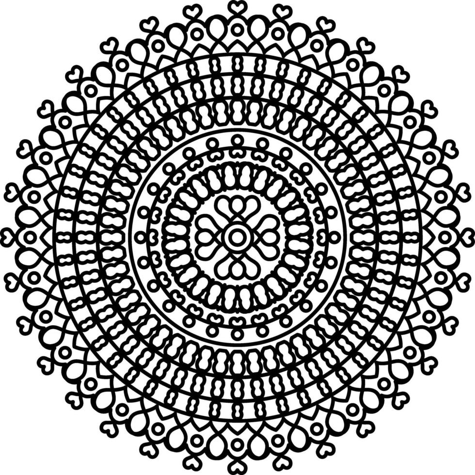 mandala met ornamenten vector