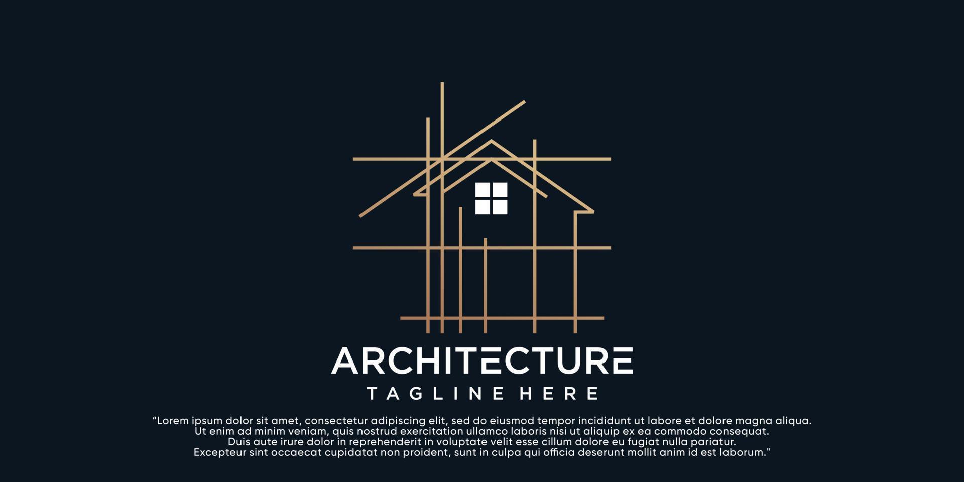 gebouw architectuur logo ontwerp inspiratie verzameling van architectuur echt landgoed logo premie vector