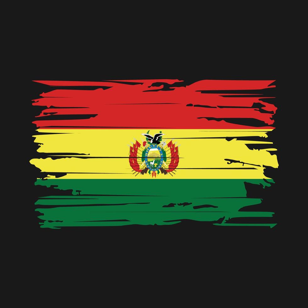 Bolivia vlag borstel vector