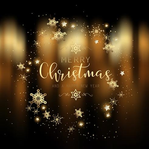 Decoratieve kerst achtergrond vector