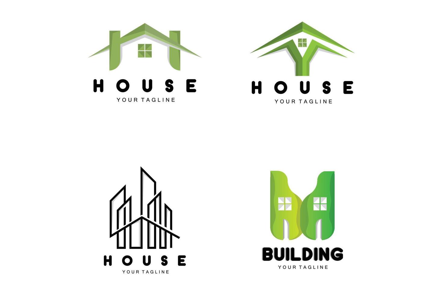 huis logo, gebouw meubilair ontwerp, bouw vector, eigendom merk icoon, echt landgoed, behuizing vector