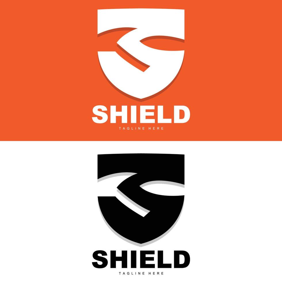 schild logo, antivirus bescherming veiligheid vector, gemakkelijk gaming logo schild ontwerp vector