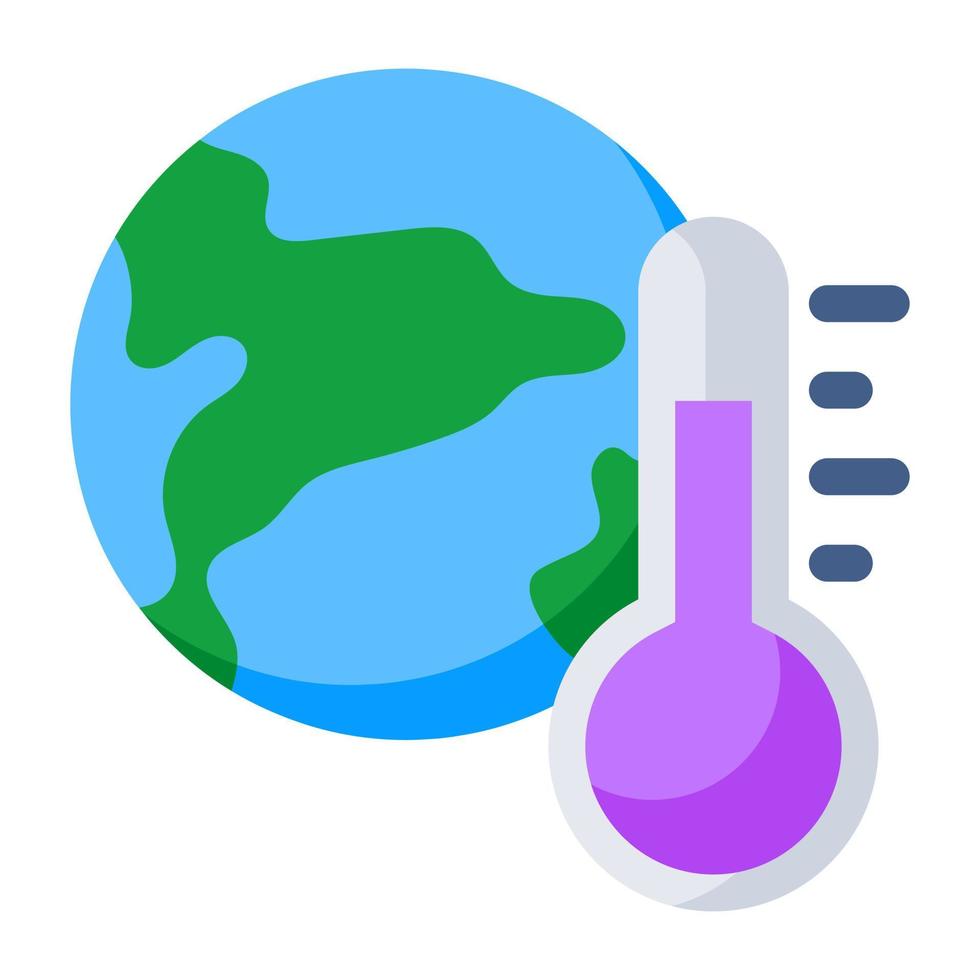 vector ontwerp van globaal opwarming