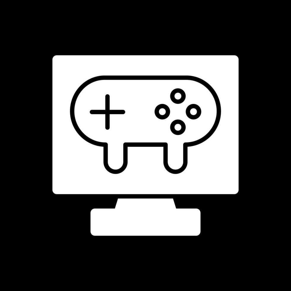 gaming pc vector icoon ontwerp