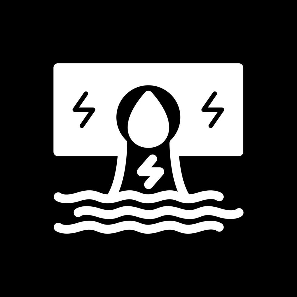waterkracht vector icoon ontwerp