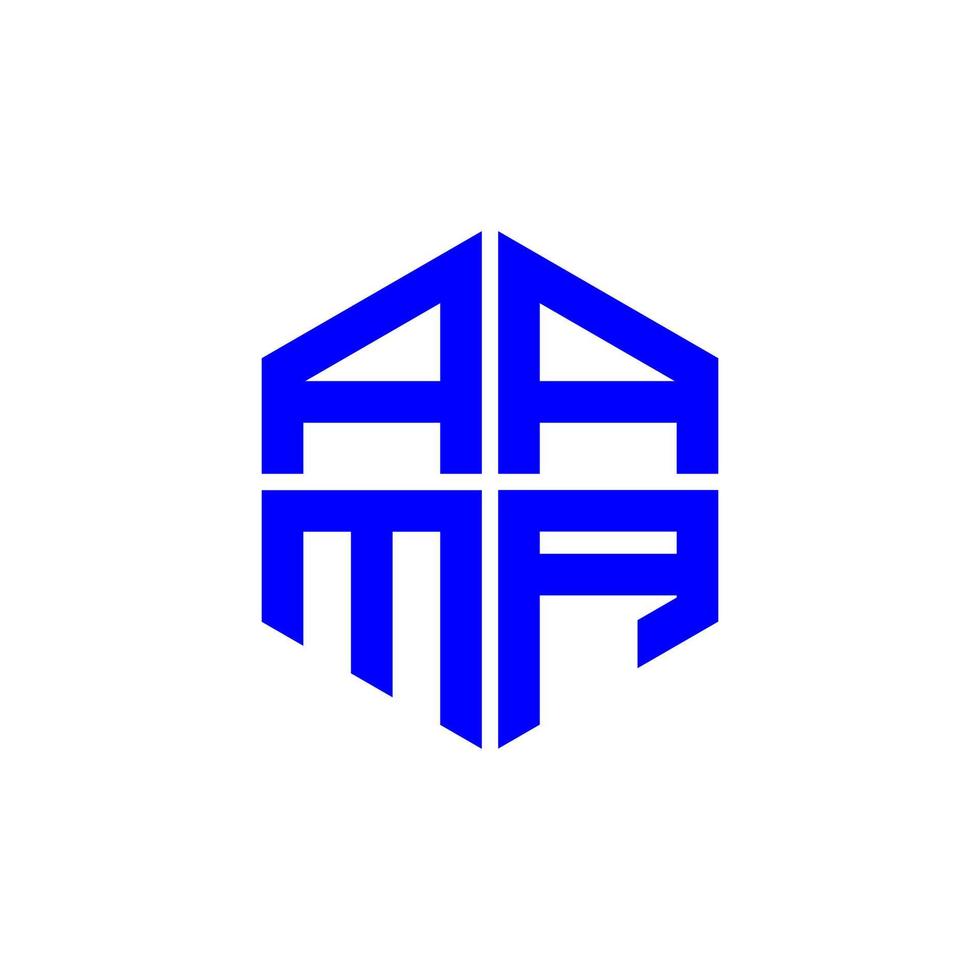 aama brief logo creatief ontwerp met vector grafisch, aama gemakkelijk en modern logo.