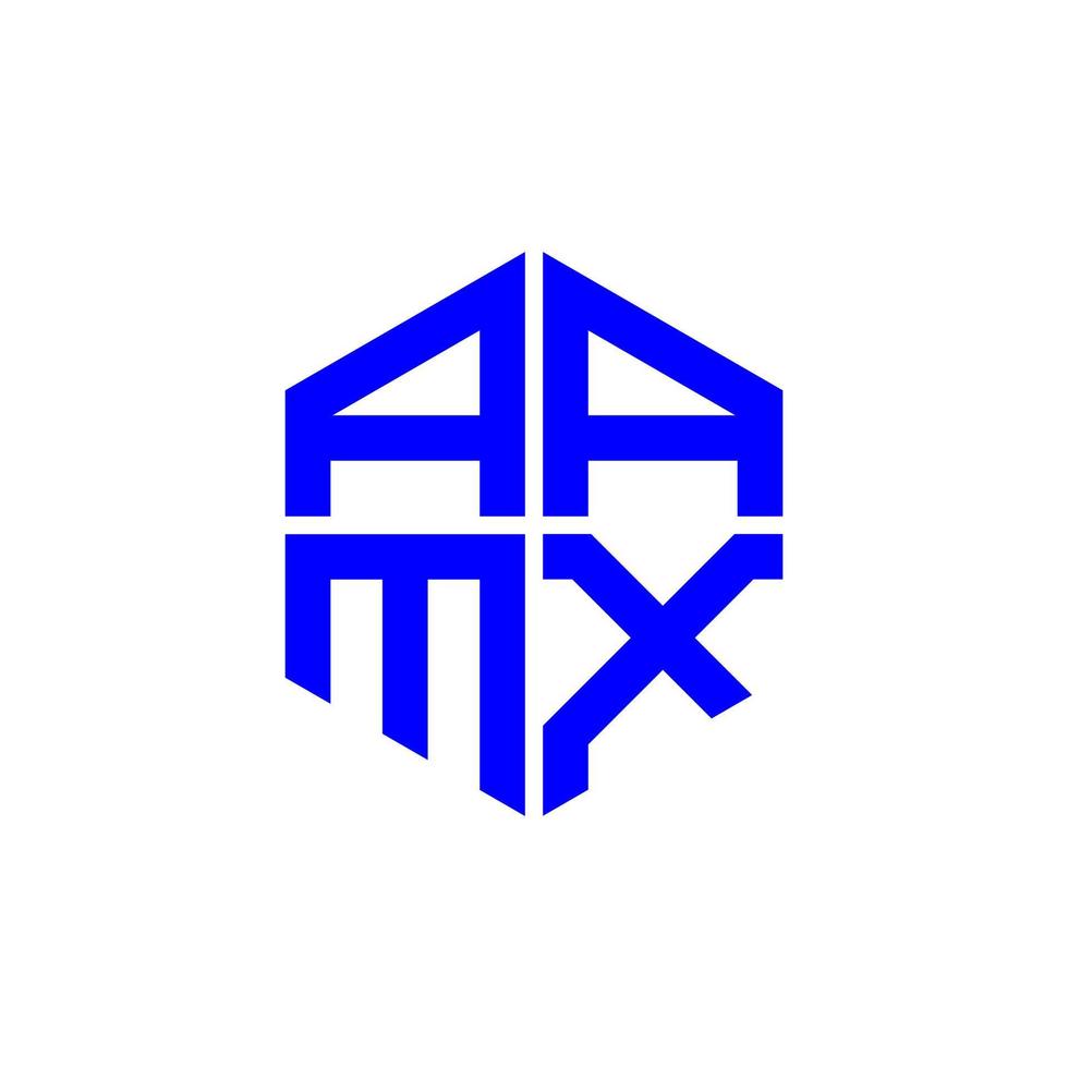 aamx brief logo creatief ontwerp met vector grafisch, aamx gemakkelijk en modern logo.
