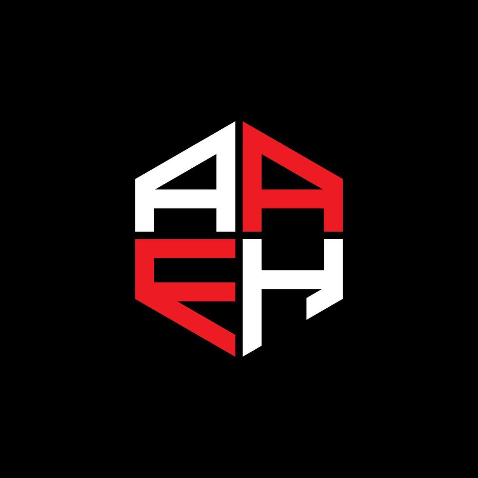 aafh brief logo creatief ontwerp met vector grafisch, aafh gemakkelijk en modern logo.