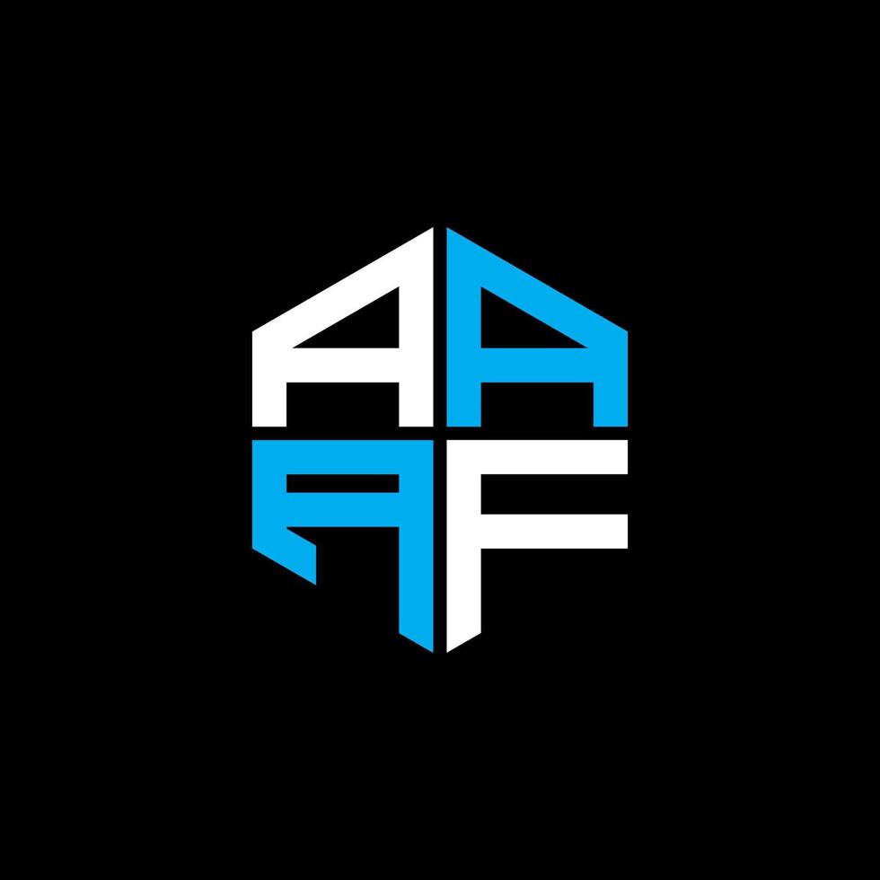 aaaf brief logo creatief ontwerp met vector grafisch, aaaf gemakkelijk en modern logo.