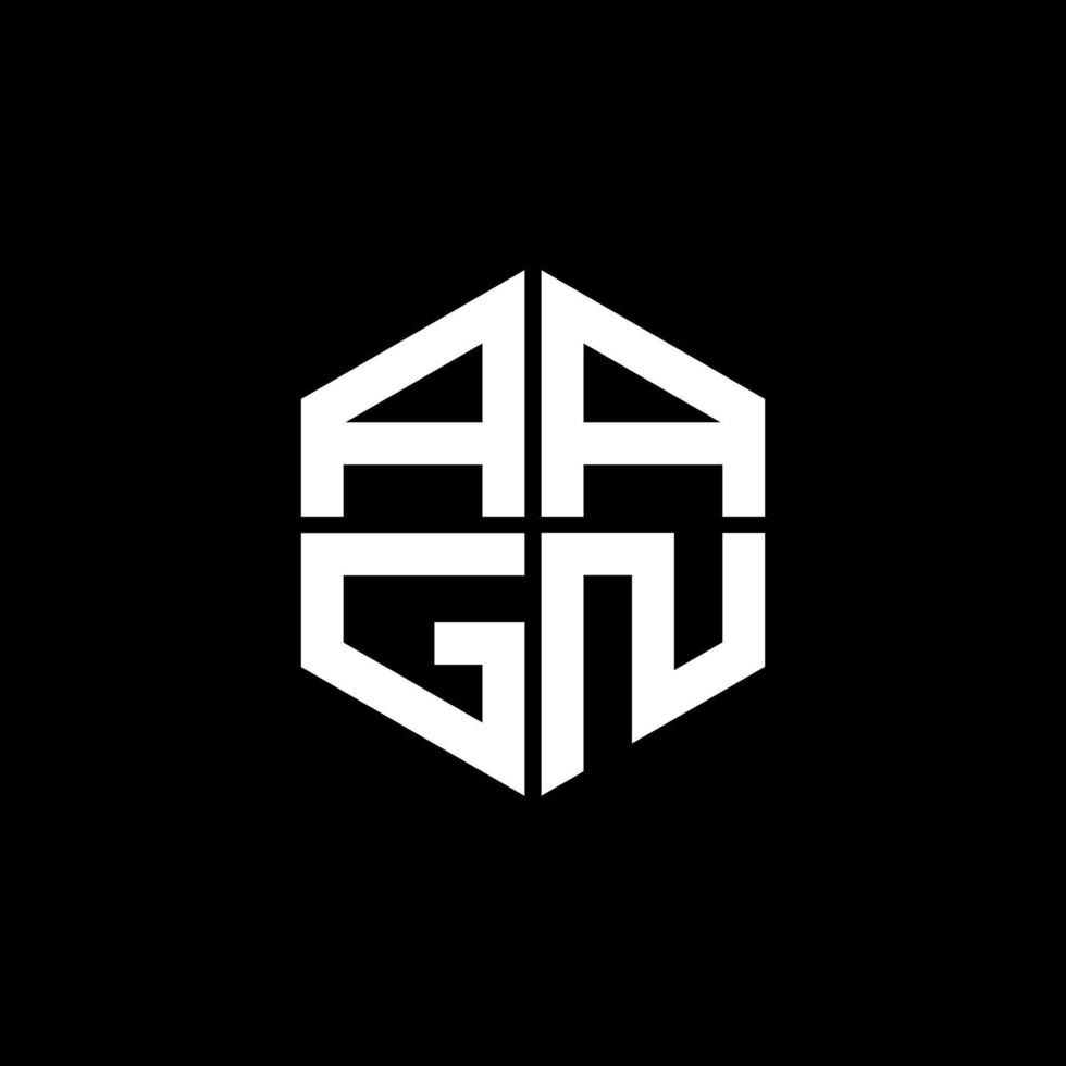 aagn brief logo creatief ontwerp met vector grafisch, aagn gemakkelijk en modern logo.
