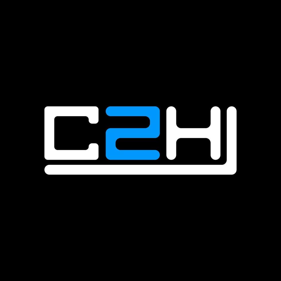 czh brief logo creatief ontwerp met vector grafisch, czh gemakkelijk en modern logo.