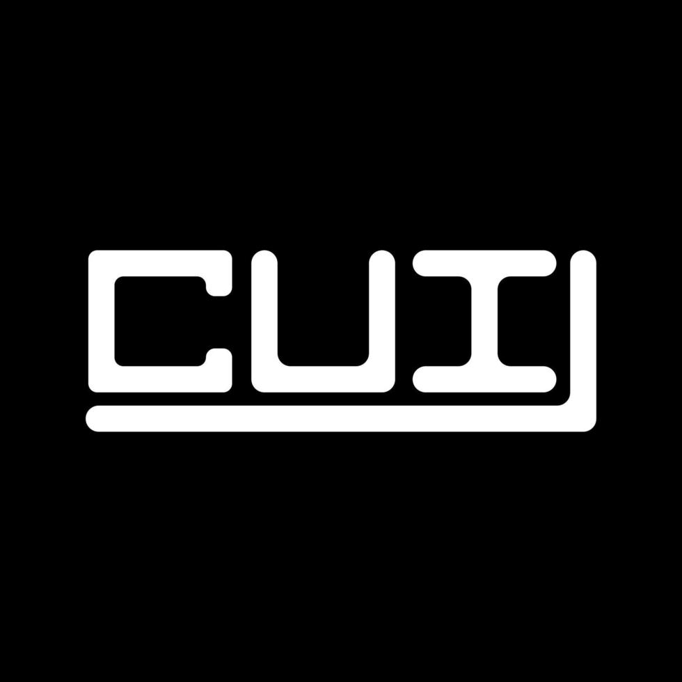 cui brief logo creatief ontwerp met vector grafisch, cui gemakkelijk en modern logo.
