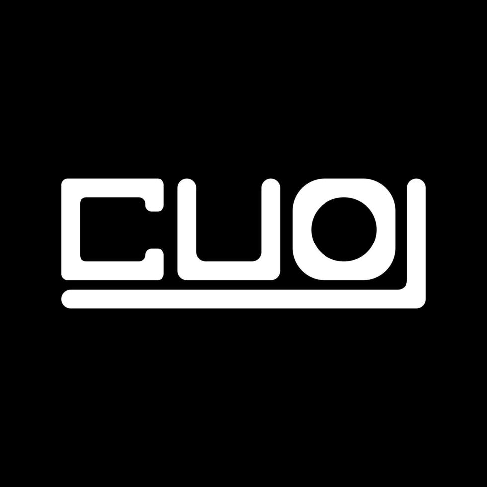 cuo brief logo creatief ontwerp met vector grafisch, cuo gemakkelijk en modern logo.