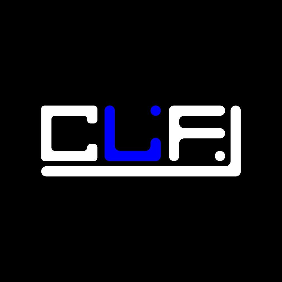 clf brief logo creatief ontwerp met vector grafisch, clf gemakkelijk en modern logo.