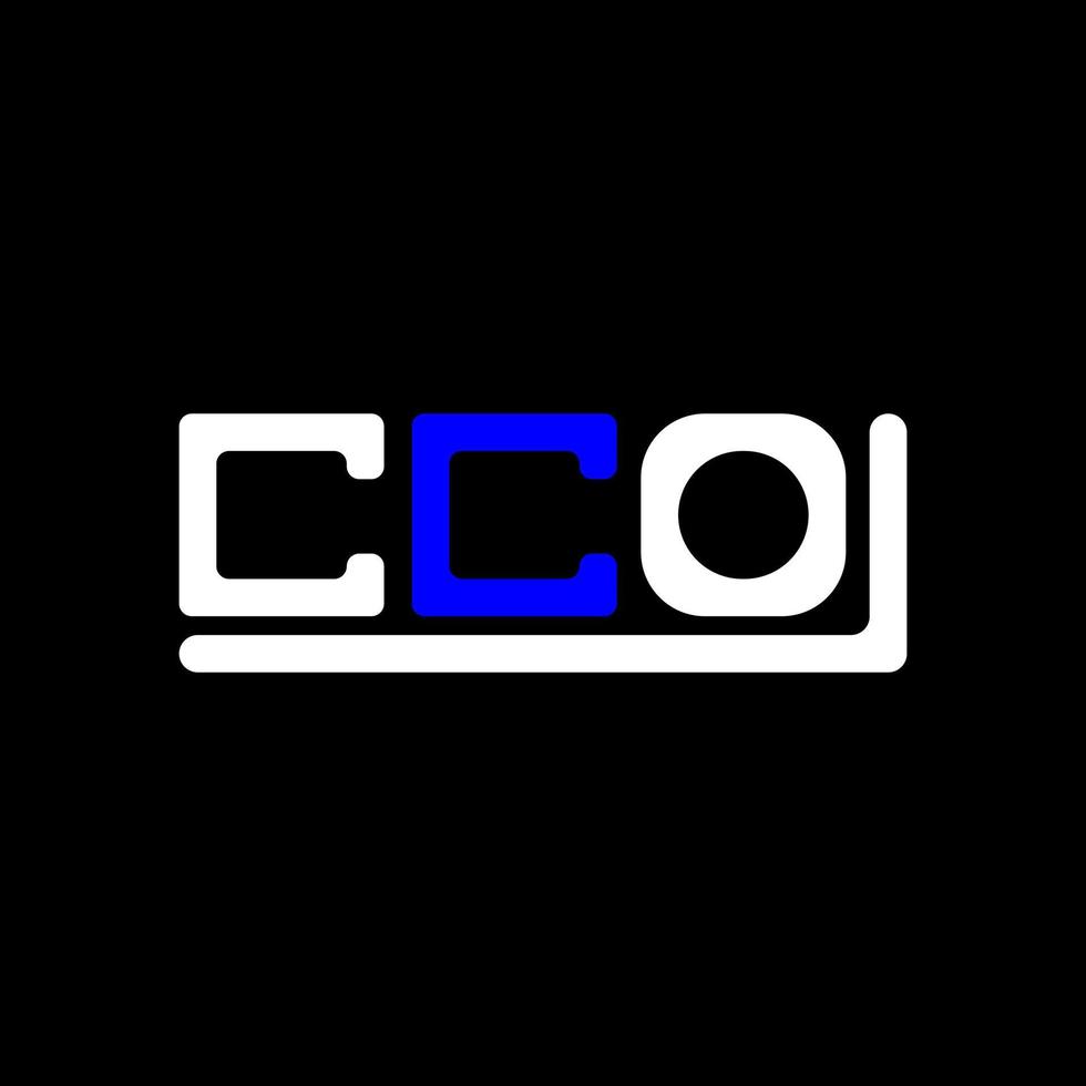 cco brief logo creatief ontwerp met vector grafisch, cco gemakkelijk en modern logo.