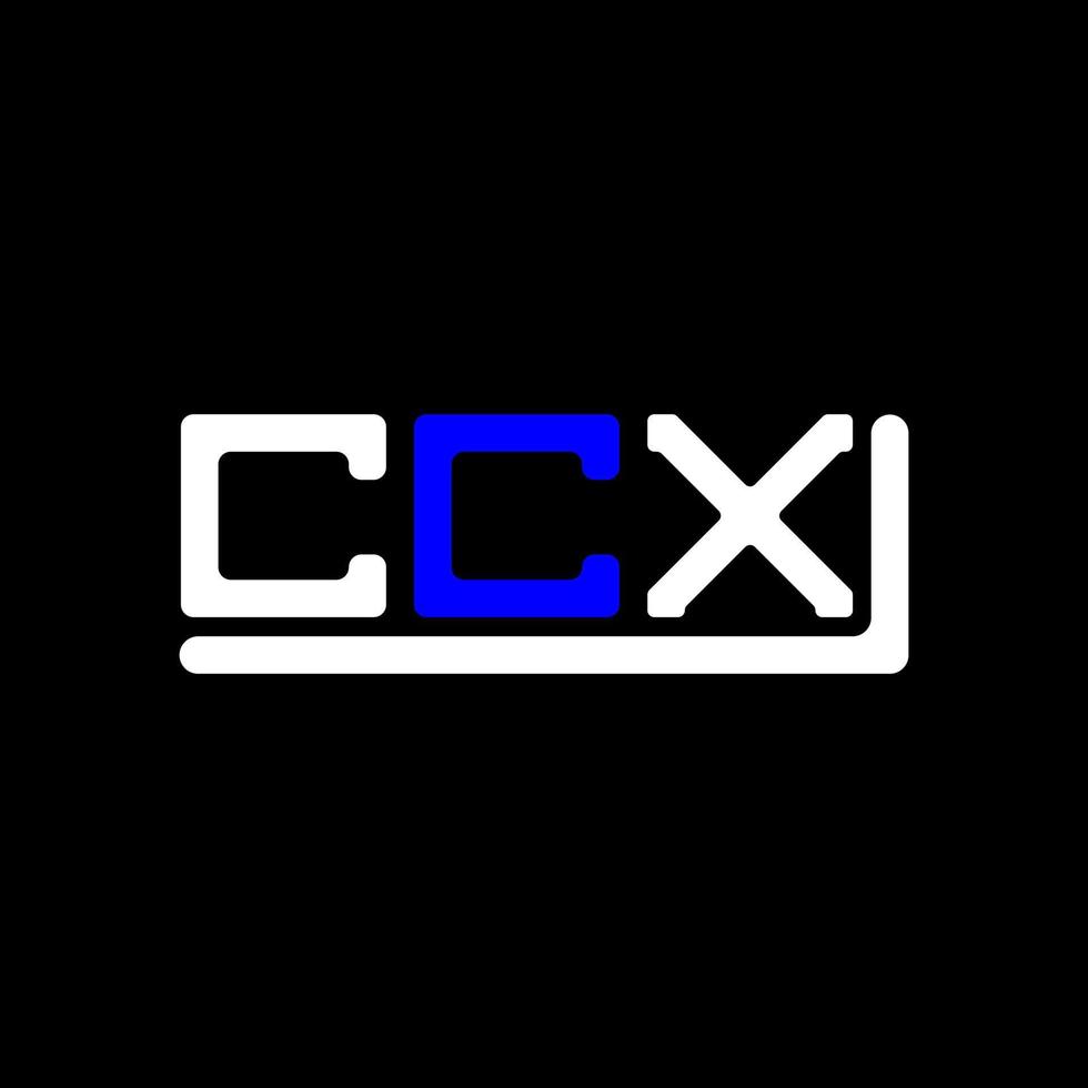 ccx brief logo creatief ontwerp met vector grafisch, ccx gemakkelijk en modern logo.