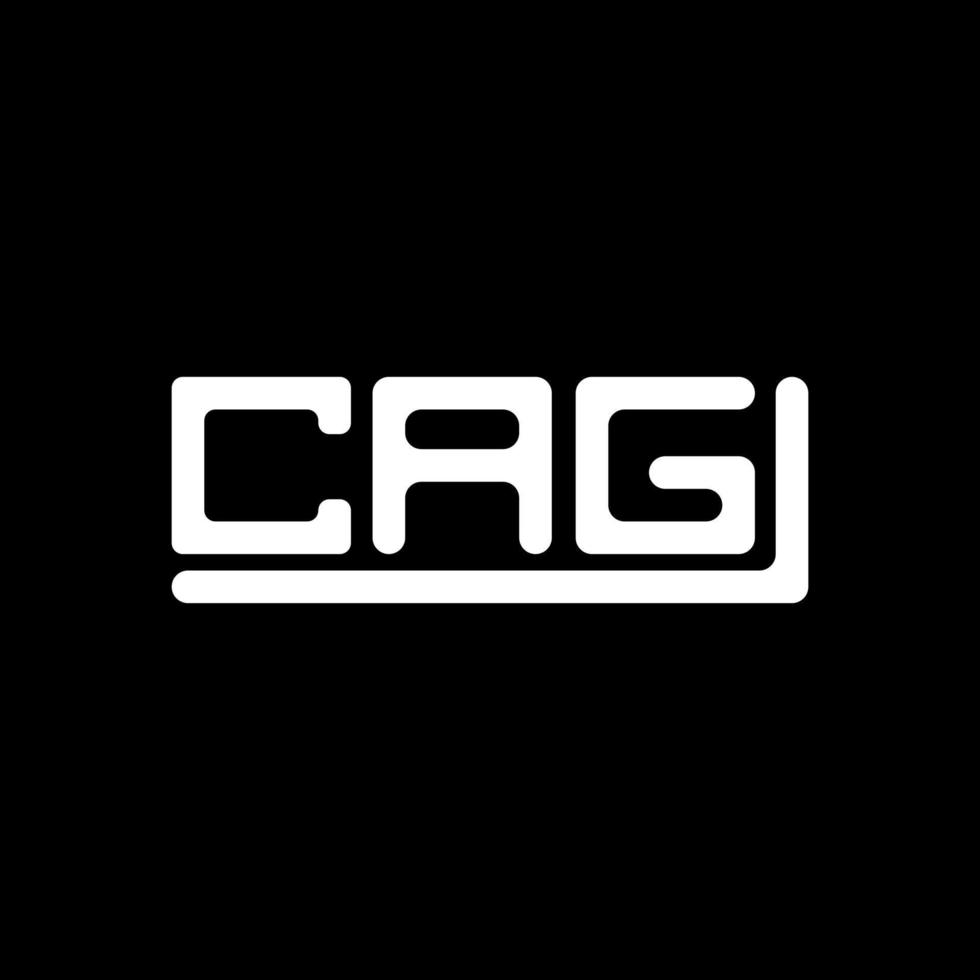 cag brief logo creatief ontwerp met vector grafisch, cag gemakkelijk en modern logo.