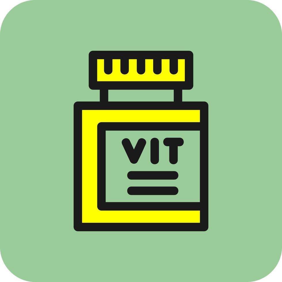 vitamines vector icoon ontwerp