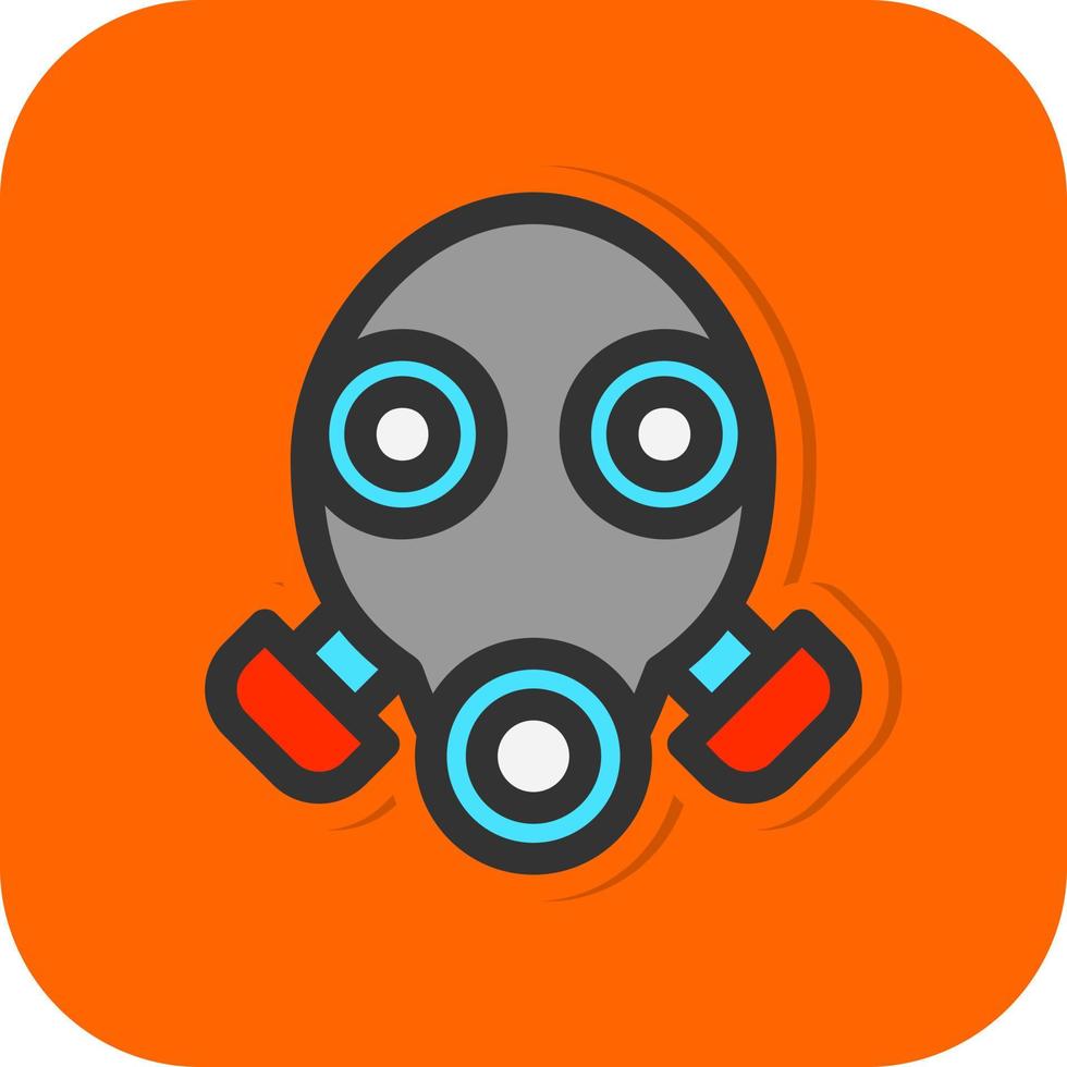 gas- masker vector icoon ontwerp