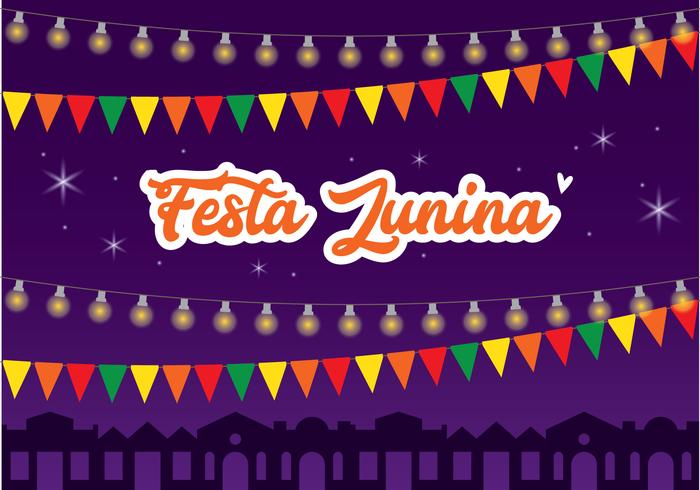 Festa Junina Posterontwerp vector