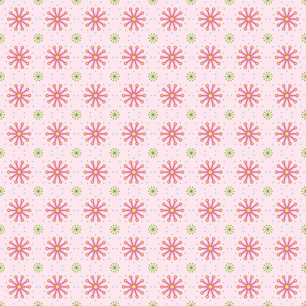 naadloos patroon stuifmeel van bloemen warm gevoel pastel achtergrond. vector