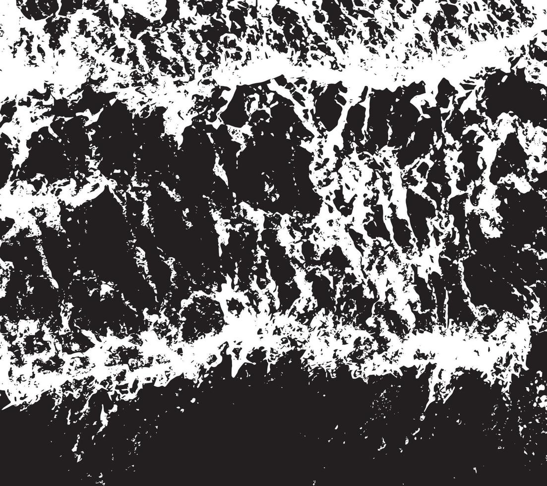 grunge structuur effect. verontrust bedekking ruw getextureerd. abstract wijnoogst monochroom. zwart geïsoleerd Aan wit achtergrond. grafisch ontwerp element halftone stijl concept voor banier, folder, poster vector