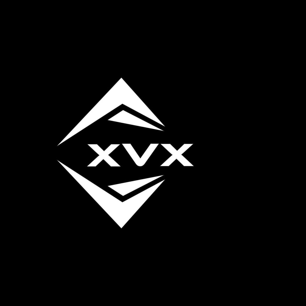 xvx abstract monogram schild logo ontwerp Aan zwart achtergrond. xvx creatief initialen brief logo. vector