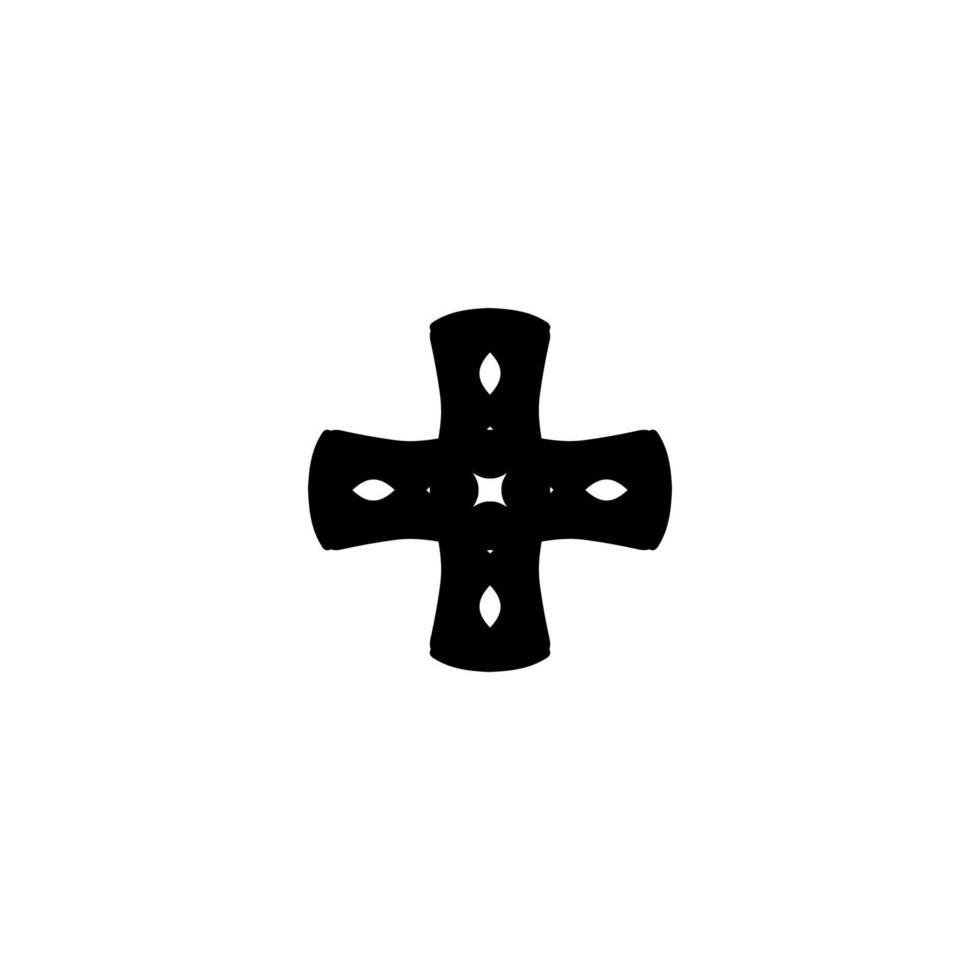 toevoegen knop. toevoegen icoon. gemakkelijk stijl christen religie vakantie poster achtergrond symbool. kruis merk logo ontwerp element. kruis t-shirt afdrukken. vector voor sticker.