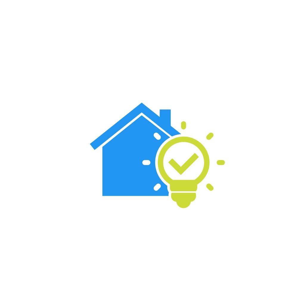 huis en gloeilamp vector icon.eps