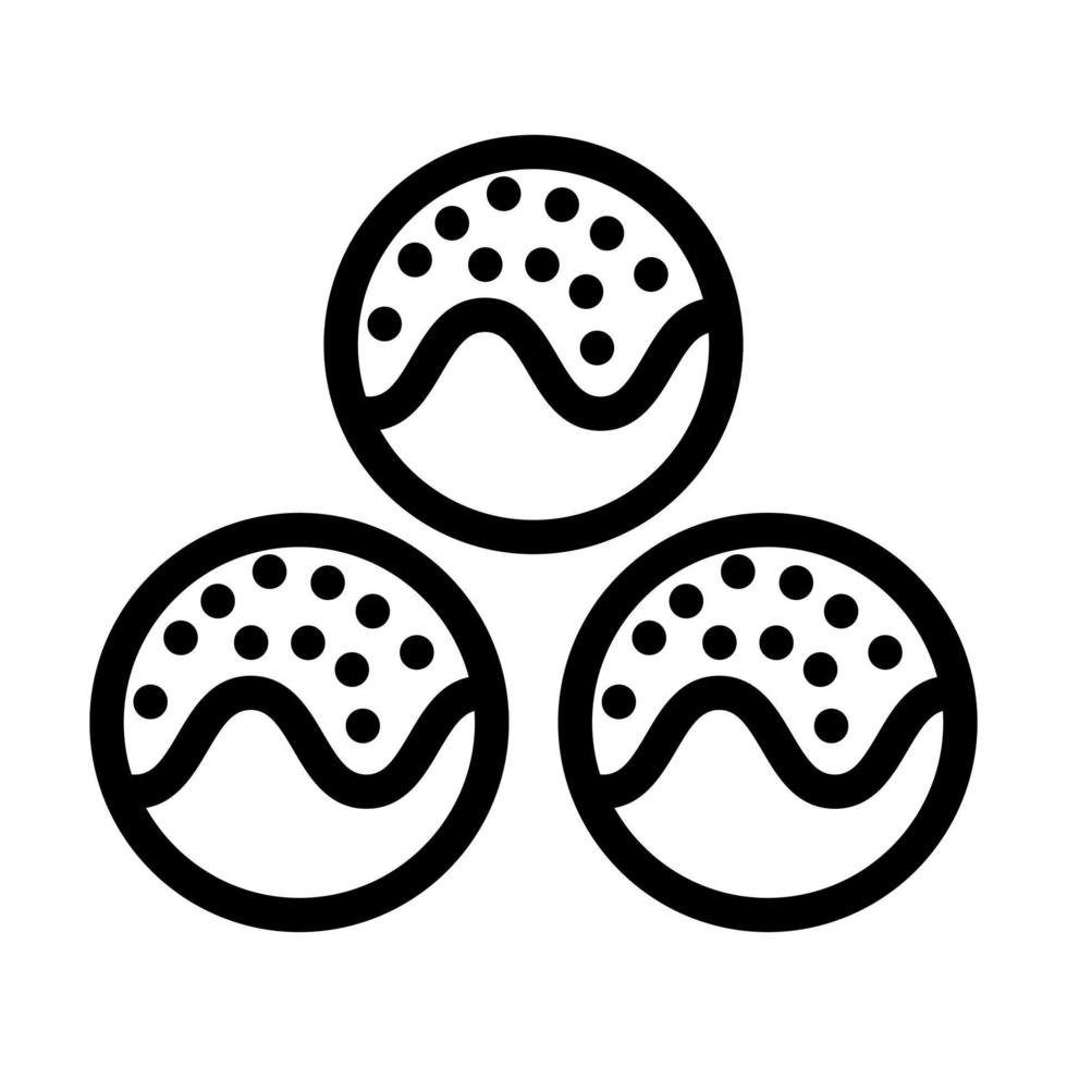 takoyaki icoon ontwerp vector