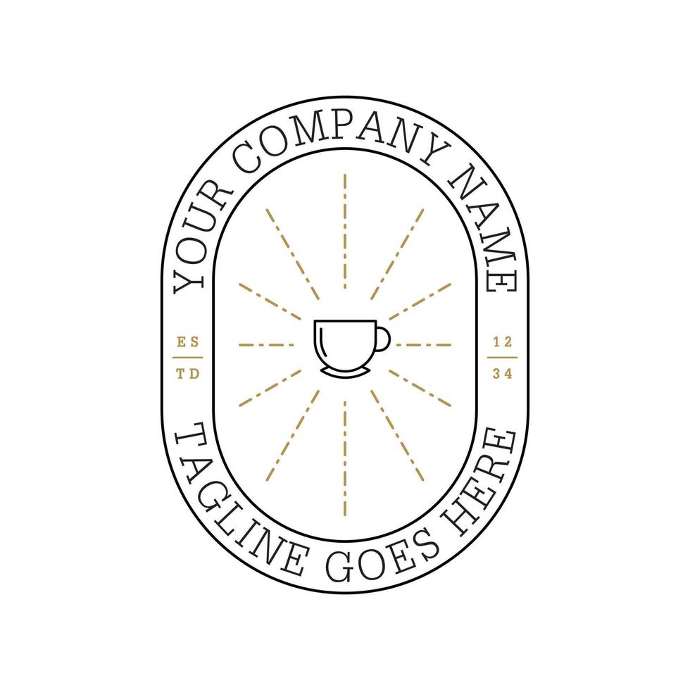 cafe of restaurant logo vector