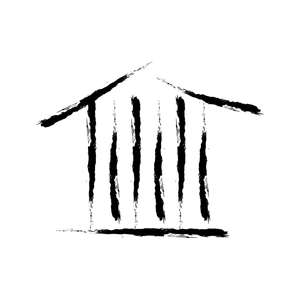abstract huis logo vector
