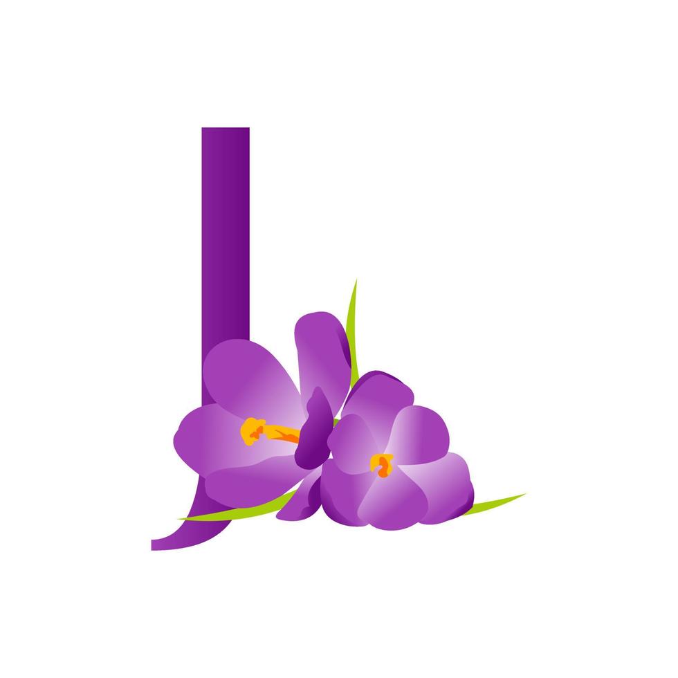 eerste j bloem logo vector