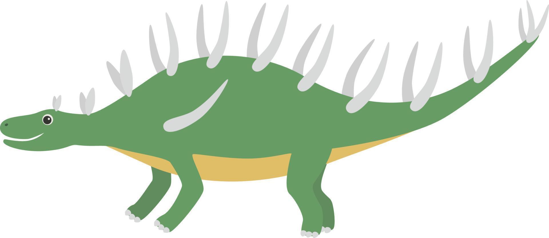 kentrosaurus dinosaurus illustratie vector