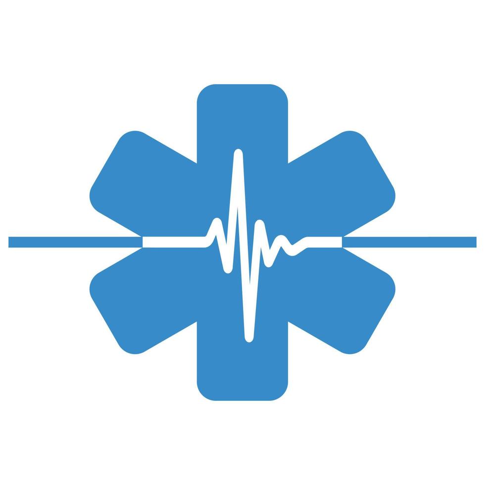 Gezondheid zorg logo illustratie. vector