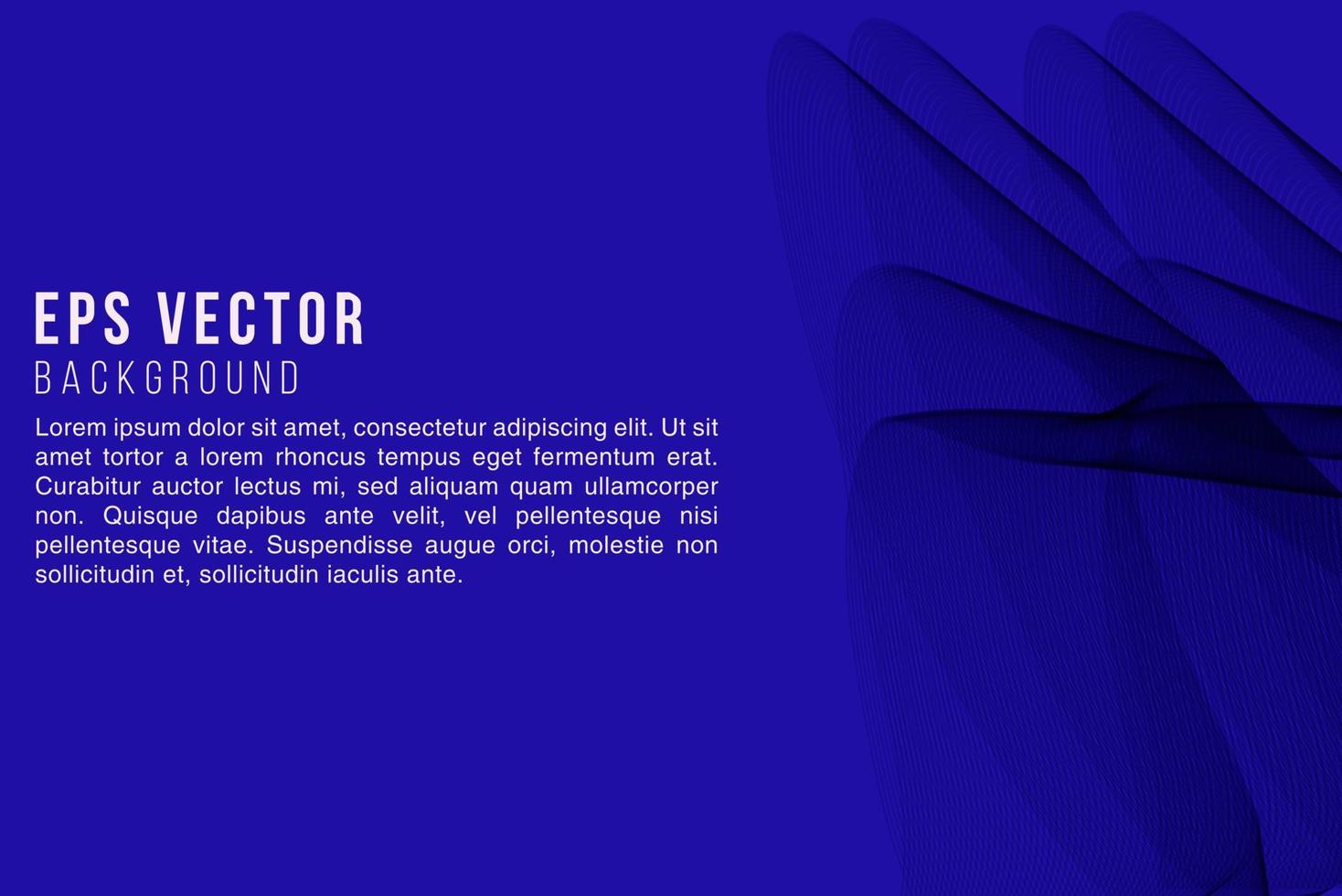 abstract donker blauw kromme achtergrond met kopiëren ruimte voor wit tekst. modern sjabloon ontwerp voor omslag, brochure, web banier en tijdschrift. vector