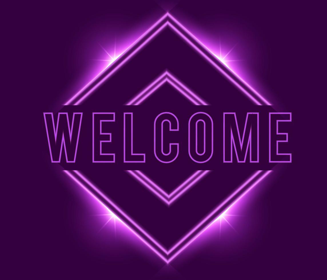 Purper gloeiend neon tekens. drie pijlen. vector illustratie