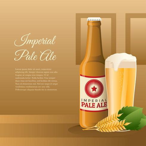 Imperial Pale Ale Productvector vector