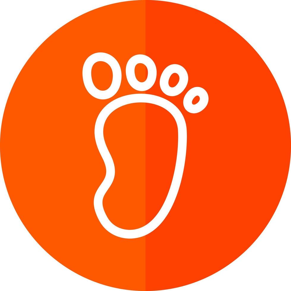 voetafdruk vector icoon ontwerp