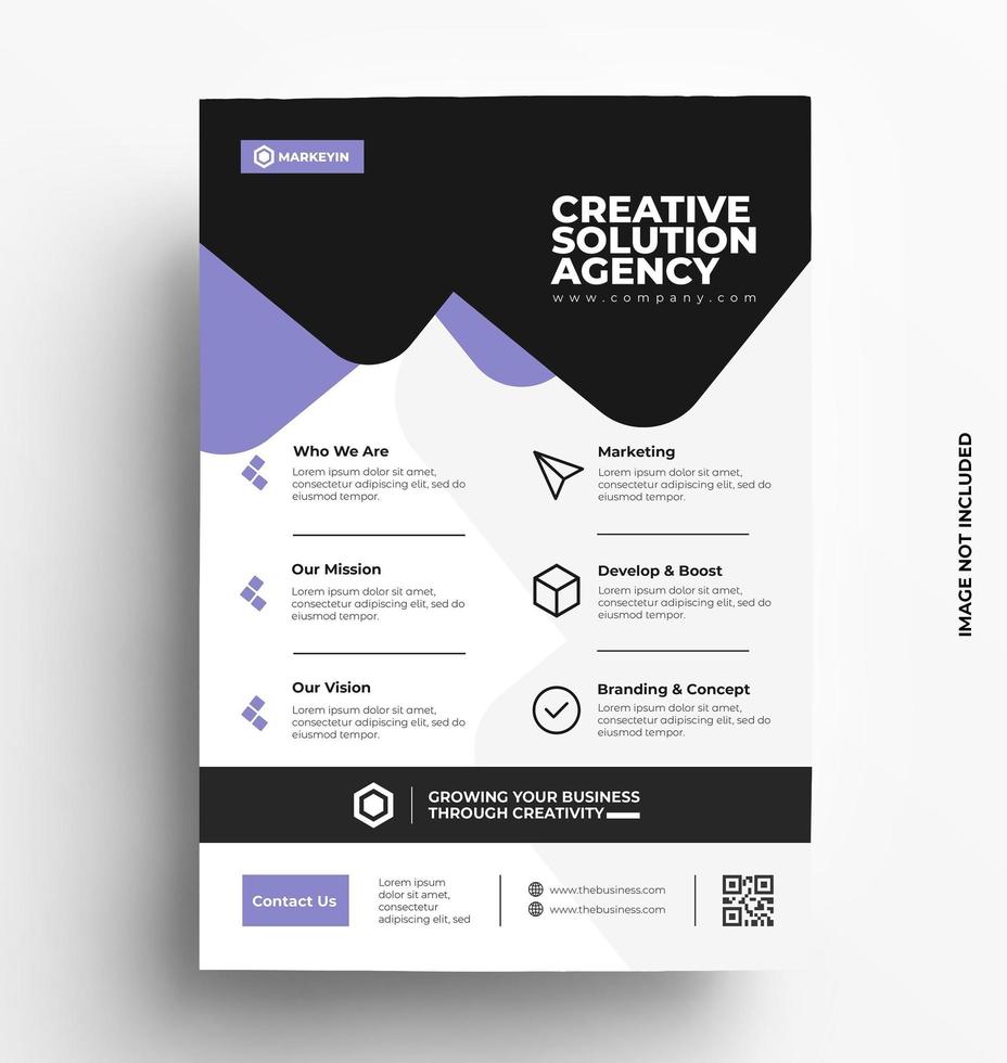 brochures flyer ontwerp. vector