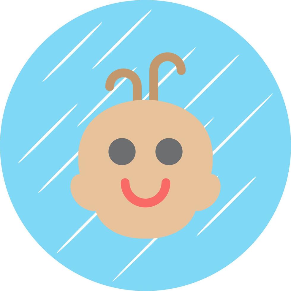 baby glimlach vector icoon ontwerp