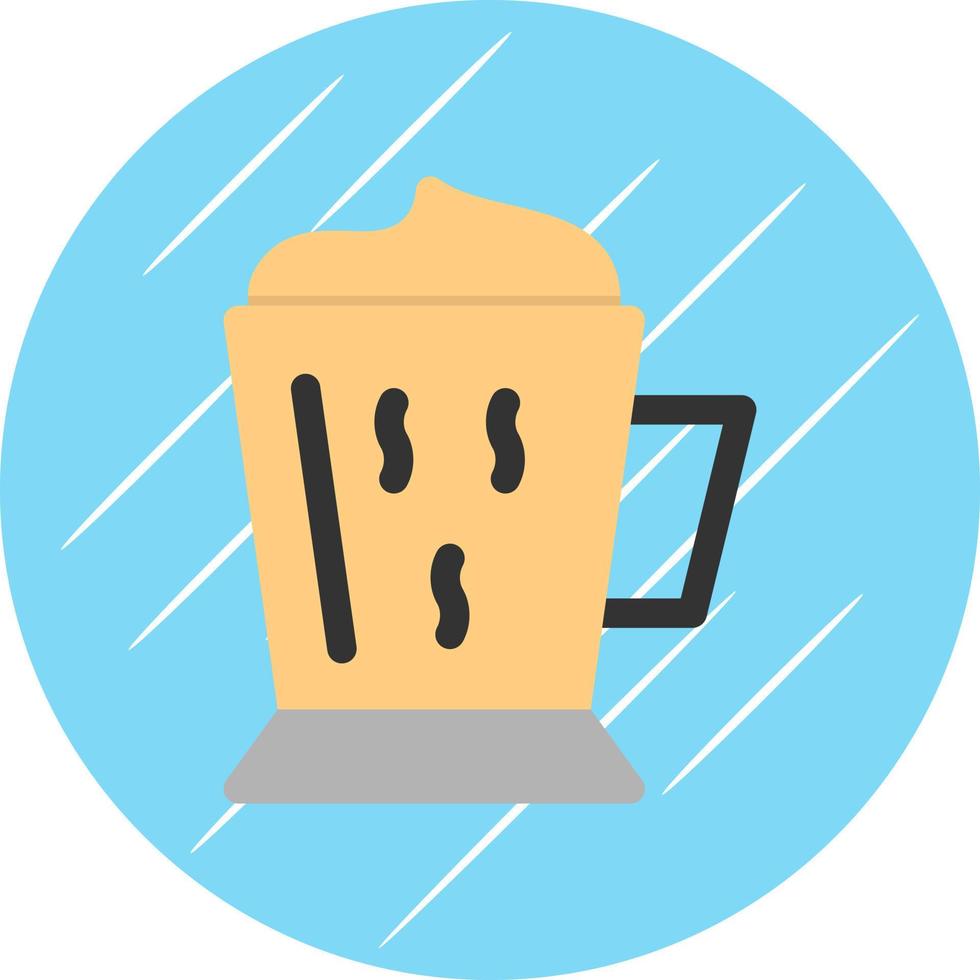 koffie latte vector icoon ontwerp