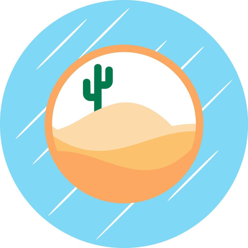 woestijn zand vector icoon ontwerp