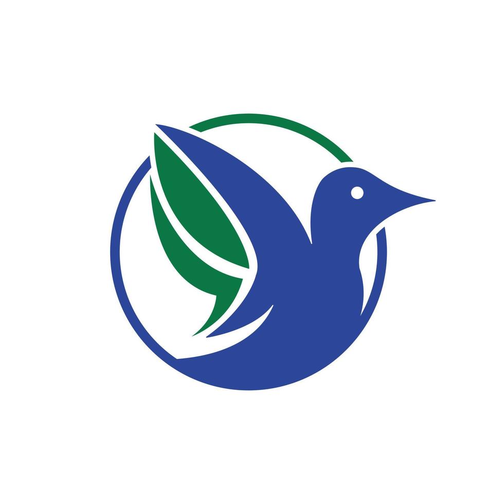 vogel vector logo ontwerp. creatief vogel vector logo ontwerp sjabloon.